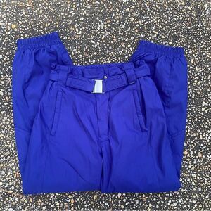 MVintage 1980s high waist purple ski pants Passport